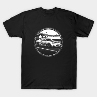 TOYOTA GT86 Black 'N White 4 (Black Version) T-Shirt